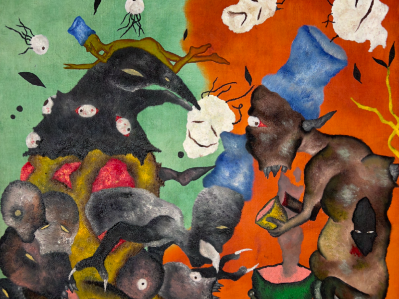 Peindre pour se raconter, l&rsquo;univers de Merveille Kelekele&nbsp;Kelekele