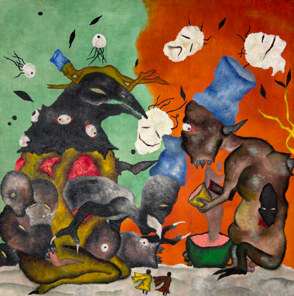 Peindre pour se raconter, l&rsquo;univers de Merveille Kelekele&nbsp;Kelekele