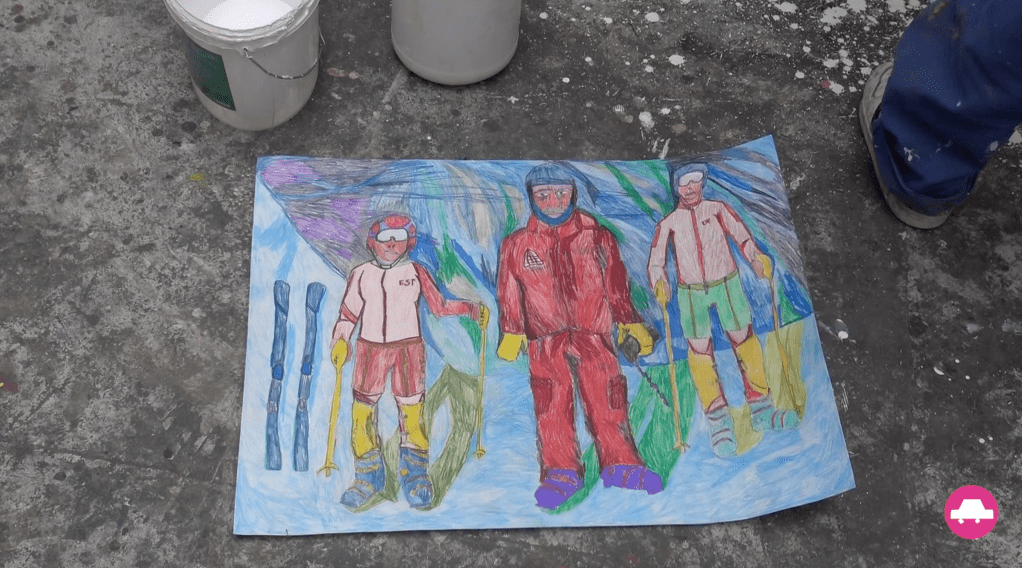 Violette Malinvaud dans son atelier aux Beaux-Arts de&nbsp;Paris